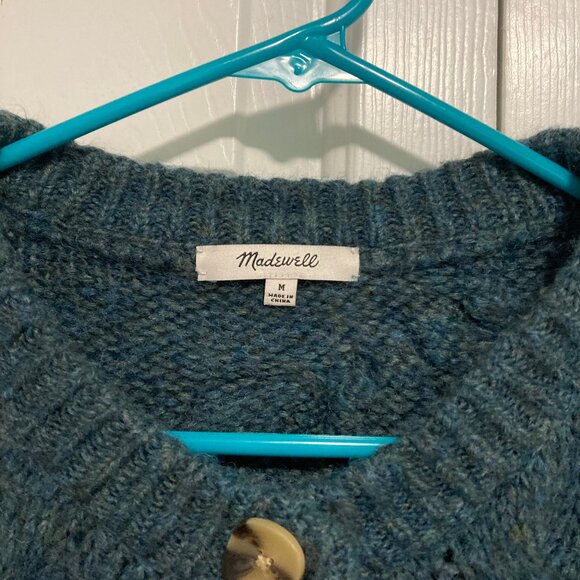 Madewell Cable Ashmont Cardigan Sweater - Picture 2 of 8